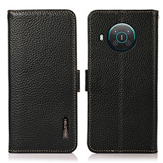 Coque Portefeuille Livre Cuir Etui Clapet B03H pour Nokia X10 Noir
