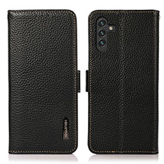Coque Portefeuille Livre Cuir Etui Clapet B03H pour Samsung Galaxy A04s Noir