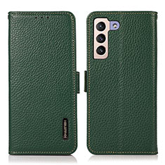 Coque Portefeuille Livre Cuir Etui Clapet B03H pour Samsung Galaxy S23 5G Vert