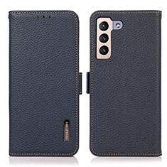 Coque Portefeuille Livre Cuir Etui Clapet B03H pour Samsung Galaxy S23 Plus 5G Bleu