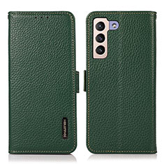 Coque Portefeuille Livre Cuir Etui Clapet B03H pour Samsung Galaxy S23 Plus 5G Vert