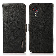 Coque Portefeuille Livre Cuir Etui Clapet B03H pour Samsung Galaxy XCover 5 SM-G525F Noir