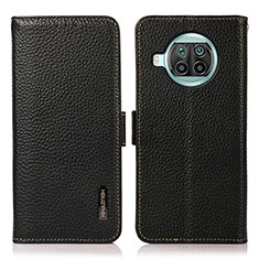 Coque Portefeuille Livre Cuir Etui Clapet B03H pour Xiaomi Mi 10i 5G Noir