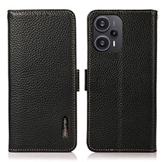 Coque Portefeuille Livre Cuir Etui Clapet B03H pour Xiaomi Poco F5 5G Noir