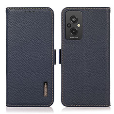 Coque Portefeuille Livre Cuir Etui Clapet B03H pour Xiaomi Redmi 11 Prime 4G Bleu