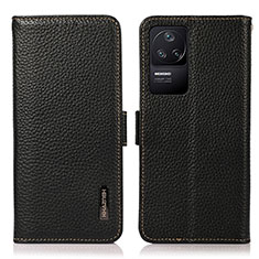 Coque Portefeuille Livre Cuir Etui Clapet B03H pour Xiaomi Redmi K40S 5G Noir