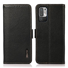 Coque Portefeuille Livre Cuir Etui Clapet B03H pour Xiaomi Redmi Note 11 SE 5G Noir