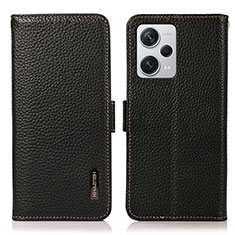 Coque Portefeuille Livre Cuir Etui Clapet B03H pour Xiaomi Redmi Note 12 Explorer Noir