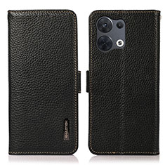 Coque Portefeuille Livre Cuir Etui Clapet B03H pour Xiaomi Redmi Note 13 5G Noir
