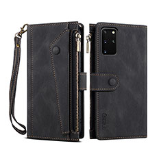 Coque Portefeuille Livre Cuir Etui Clapet B03S pour Samsung Galaxy S20 Plus 5G Noir
