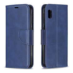 Coque Portefeuille Livre Cuir Etui Clapet B04F pour Samsung Galaxy A10e Bleu