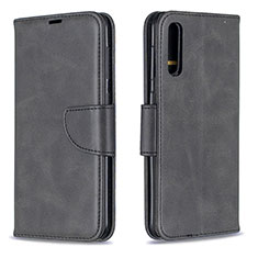 Coque Portefeuille Livre Cuir Etui Clapet B04F pour Samsung Galaxy A50S Noir