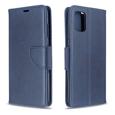 Coque Portefeuille Livre Cuir Etui Clapet B04F pour Samsung Galaxy A51 4G Bleu