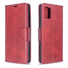 Coque Portefeuille Livre Cuir Etui Clapet B04F pour Samsung Galaxy A51 4G Rouge
