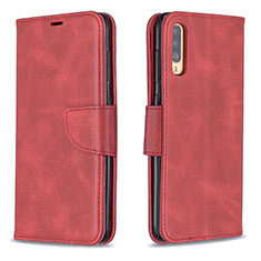Coque Portefeuille Livre Cuir Etui Clapet B04F pour Samsung Galaxy A70 Rouge