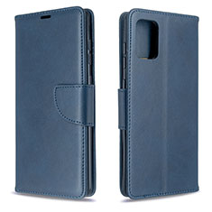 Coque Portefeuille Livre Cuir Etui Clapet B04F pour Samsung Galaxy A71 4G A715 Bleu