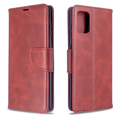 Coque Portefeuille Livre Cuir Etui Clapet B04F pour Samsung Galaxy A71 4G A715 Rouge