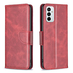Coque Portefeuille Livre Cuir Etui Clapet B04F pour Samsung Galaxy M23 5G Rouge