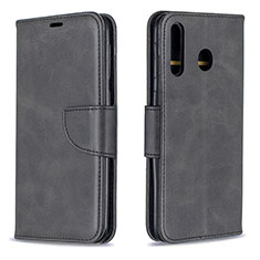 Coque Portefeuille Livre Cuir Etui Clapet B04F pour Samsung Galaxy M30 Noir