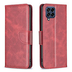 Coque Portefeuille Livre Cuir Etui Clapet B04F pour Samsung Galaxy M53 5G Rouge