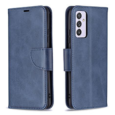 Coque Portefeuille Livre Cuir Etui Clapet B04F pour Samsung Galaxy Quantum2 5G Bleu