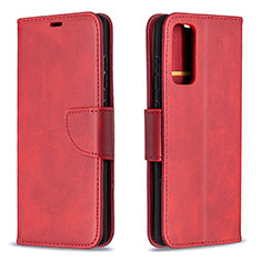 Coque Portefeuille Livre Cuir Etui Clapet B04F pour Samsung Galaxy S20 FE 5G Rouge