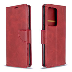 Coque Portefeuille Livre Cuir Etui Clapet B04F pour Samsung Galaxy S20 Plus Rouge
