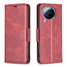 Coque Portefeuille Livre Cuir Etui Clapet B04F pour Xiaomi Civi 3 5G Rouge