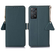 Coque Portefeuille Livre Cuir Etui Clapet B04H pour Xiaomi Redmi Note 12 Pro 4G Vert