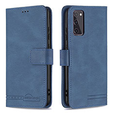 Coque Portefeuille Livre Cuir Etui Clapet B05F pour Samsung Galaxy S20 FE (2022) 5G Bleu