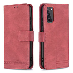 Coque Portefeuille Livre Cuir Etui Clapet B05F pour Samsung Galaxy S20 FE (2022) 5G Rouge