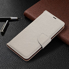 Coque Portefeuille Livre Cuir Etui Clapet B05F pour Samsung Galaxy S21 FE 5G Blanc