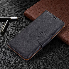 Coque Portefeuille Livre Cuir Etui Clapet B05F pour Samsung Galaxy S21 FE 5G Noir
