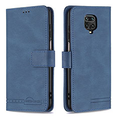Coque Portefeuille Livre Cuir Etui Clapet B05F pour Xiaomi Poco M2 Pro Bleu