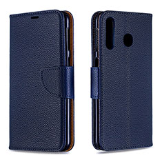 Coque Portefeuille Livre Cuir Etui Clapet B06F pour Samsung Galaxy A40s Bleu