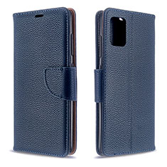Coque Portefeuille Livre Cuir Etui Clapet B06F pour Samsung Galaxy A51 5G Bleu