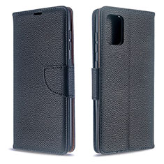 Coque Portefeuille Livre Cuir Etui Clapet B06F pour Samsung Galaxy A71 5G Noir
