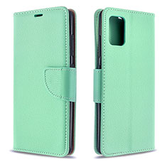 Coque Portefeuille Livre Cuir Etui Clapet B06F pour Samsung Galaxy M40S Vert