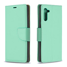 Coque Portefeuille Livre Cuir Etui Clapet B06F pour Samsung Galaxy Note 10 5G Vert