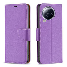 Coque Portefeuille Livre Cuir Etui Clapet B06F pour Xiaomi Civi 3 5G Violet