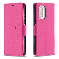 Coque Portefeuille Livre Cuir Etui Clapet B06F pour Xiaomi Mi 11X 5G Rose Rouge