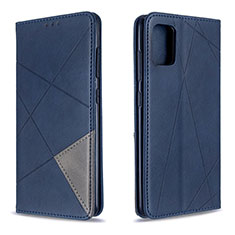 Coque Portefeuille Livre Cuir Etui Clapet B07F pour Samsung Galaxy A51 4G Bleu