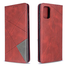 Coque Portefeuille Livre Cuir Etui Clapet B07F pour Samsung Galaxy A71 5G Rouge