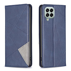 Coque Portefeuille Livre Cuir Etui Clapet B07F pour Samsung Galaxy M33 5G Bleu