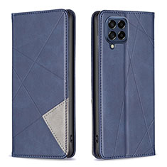 Coque Portefeuille Livre Cuir Etui Clapet B07F pour Samsung Galaxy M53 5G Bleu