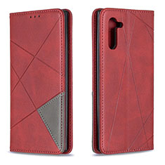 Coque Portefeuille Livre Cuir Etui Clapet B07F pour Samsung Galaxy Note 10 5G Rouge