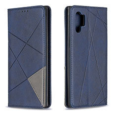 Coque Portefeuille Livre Cuir Etui Clapet B07F pour Samsung Galaxy Note 10 Plus 5G Bleu