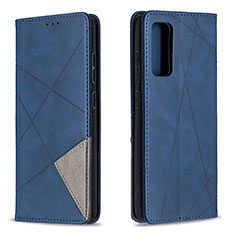 Coque Portefeuille Livre Cuir Etui Clapet B07F pour Samsung Galaxy S20 FE (2022) 5G Bleu