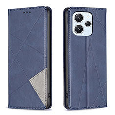 Coque Portefeuille Livre Cuir Etui Clapet B07F pour Xiaomi Redmi 12 4G Bleu