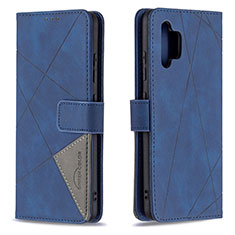 Coque Portefeuille Livre Cuir Etui Clapet B08F pour Samsung Galaxy M32 5G Bleu